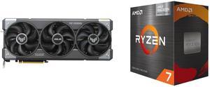 GPU CPU Combo -  ASUS TUF-RTX5070-O12G-GAMING Bundle with  AMD 100-100000263BOX