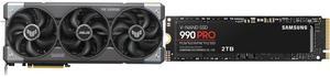 GPU SSD Combo -  ASUS TUF-RTX5070-O12G-GAMING Bundle with  SAMSUNG MZ-V9P2T0B/AM