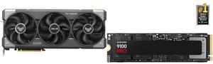GPU SSD Combo -  ASUS TUF-RTX5070-O12G-GAMING Bundle with  SAMSUNG MZ-VAP1T0B/AM