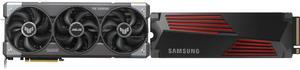 GPU SSD Combo -  ASUS TUF-RTX5070-O12G-GAMING Bundle with  SAMSUNG MZ-V9P2T0CW