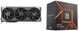GPU CPU Combo -  ASUS TUF-RTX5070-O12G-GAMING Bundle with  AMD 100-100001015BOX