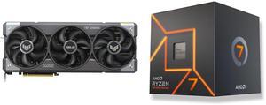 GPU CPU Combo -  ASUS TUF-RTX5070-O12G-GAMING Bundle with  AMD 100-100000592BOX