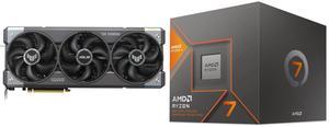 GPU CPU Combo -  ASUS TUF-RTX5070-O12G-GAMING Bundle with  AMD 100-100001236BOX