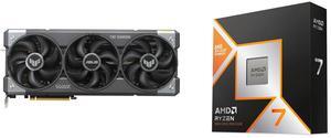 GPU CPU Combo -  ASUS TUF-RTX5070-O12G-GAMING Bundle with  AMD 100-100001084WOF