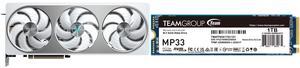 GPU SSD Combo -  GIGABYTE GV-N5070AERO OC-12GD Bundle with  Team Group TM8FP6001T0C101