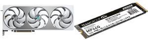 GPU SSD Combo -  GIGABYTE GV-N5070AERO OC-12GD Bundle with  Team Group TM8FFD001T0C101