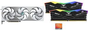 GPU Memory Combo -  GIGABYTE GV-N5070AERO OC-12GD Bundle with  Team Group FF7D516G6000HC38ADC01