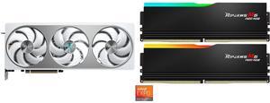 GPU Memory Combo -  GIGABYTE GV-N5070AERO OC-12GD Bundle with  G.SKILL F5-6000J3636F16GX2-RM5NRK