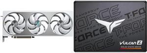 GPU SSD Combo -  GIGABYTE GV-N5070AERO OC-12GD Bundle with  Team Group T253TZ002T0C101