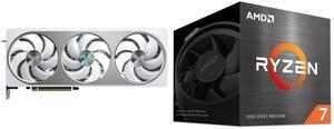 GPU CPU Combo -  GIGABYTE GV-N5070AERO OC-12GD Bundle with  AMD 100-100000743BOX