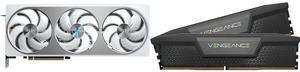 GPU Memory Combo -  GIGABYTE GV-N5070AERO OC-12GD Bundle with  Corsair CMK64GX5M2B5600C40