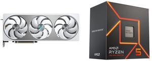 GPU CPU Combo -  GIGABYTE GV-N5070AERO OC-12GD Bundle with  AMD 100-100001015BOX