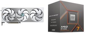 GPU CPU Combo -  GIGABYTE GV-N5070AERO OC-12GD Bundle with  AMD 100-100001590BOX