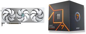 GPU CPU Combo -  GIGABYTE GV-N5070AERO OC-12GD Bundle with  AMD 100-100000592BOX