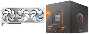 GPU CPU Combo -  GIGABYTE GV-N5070AERO OC-12GD Bundle with  AMD 100-100001236BOX