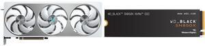 GPU SSD Combo -  GIGABYTE GV-N5070AERO OC-12GD Bundle with  SanDisk WDS400T2X0E