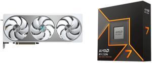 GPU CPU Combo -  GIGABYTE GV-N5070AERO OC-12GD Bundle with  AMD 100-100001404WOF