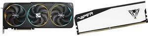 GPU Memory Combo -  GIGABYTE GV-N5070GAMING OC-12GD Bundle with  Patriot Memory VEB516G6030W
