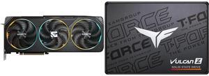 GPU SSD Combo -  GIGABYTE GV-N5070GAMING OC-12GD Bundle with  Team Group T253TZ001T0C101