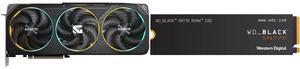 GPU SSD Combo -  GIGABYTE GV-N5070GAMING OC-12GD Bundle with  SanDisk WDS100T3X0E