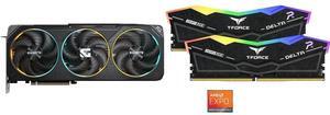 GPU Memory Combo -  GIGABYTE GV-N5070GAMING OC-12GD Bundle with  Team Group FF7D516G6000HC38ADC01