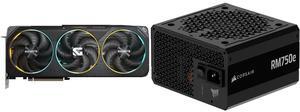 GPU PSU Combo -  GIGABYTE GV-N5070GAMING OC-12GD Bundle with  Corsair CP-9020295-NA