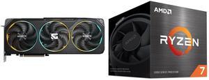 GPU CPU Combo -  GIGABYTE GV-N5070GAMING OC-12GD Bundle with  AMD 100-100000743BOX