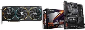 GPU Motherboard Combo -  GIGABYTE GV-N5070GAMING OC-12GD Bundle with  GIGABYTE B550AORUS ELITE AXV2