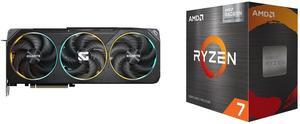 GPU CPU Combo -  GIGABYTE GV-N5070GAMING OC-12GD Bundle with  AMD 100-100000263BOX
