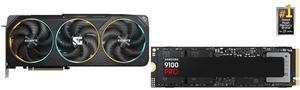 GPU SSD Combo -  GIGABYTE GV-N5070GAMING OC-12GD Bundle with  SAMSUNG MZ-VAP1T0B/AM