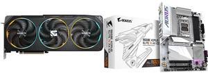 GPU Motherboard Combo -  GIGABYTE GV-N5070GAMING OC-12GD Bundle with  GIGABYTE B650E AORUS ELITE X ICE