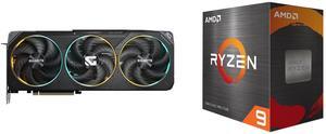 GPU CPU Combo -  GIGABYTE GV-N5070GAMING OC-12GD Bundle with  AMD 100-100000061WOF