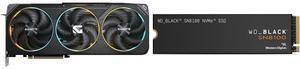 GPU SSD Combo -  GIGABYTE GV-N5070GAMING OC-12GD Bundle with  SanDisk WDS200T1X0M