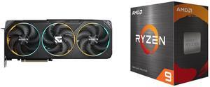 GPU CPU Combo -  GIGABYTE GV-N5070GAMING OC-12GD Bundle with  AMD 100-100000059WOF