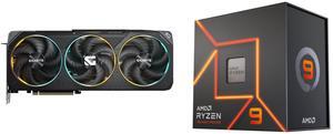 GPU CPU Combo -  GIGABYTE GV-N5070GAMING OC-12GD Bundle with  AMD 100-100000589WOF