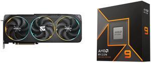 GPU CPU Combo -  GIGABYTE GV-N5070GAMING OC-12GD Bundle with  AMD 100-100000662WOF
