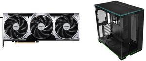 GPU Computer Case Combo -  MSI RTX 5080 16G VENTUS 3X OC PLUS Bundle with  Lian Li O11DERGBX