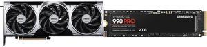 GPU SSD Combo -  MSI RTX 5080 16G VENTUS 3X OC PLUS Bundle with  SAMSUNG MZ-V9P2T0B/AM