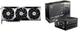 GPU PSU Combo -  MSI RTX 5080 16G VENTUS 3X OC PLUS Bundle with  MSI MAG A1000GL PCIE5