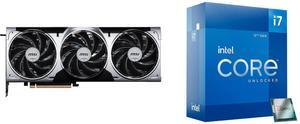 GPU CPU Combo -  MSI RTX 5080 16G VENTUS 3X OC PLUS Bundle with  Intel BX8071512700K