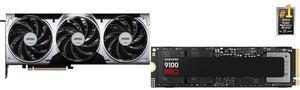 GPU SSD Combo -  MSI RTX 5080 16G VENTUS 3X OC PLUS Bundle with  SAMSUNG MZ-VAP4T0B/AM