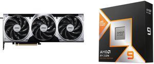 GPU CPU Combo -  MSI RTX 5080 16G VENTUS 3X OC PLUS Bundle with  AMD 100-100000719WOF