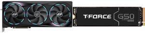 GPU SSD Combo -  GIGABYTE GV-N5080AORUS M-16GD Bundle with  Team Group TM8FFE001T0C129