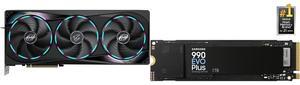 GPU SSD Combo -  GIGABYTE GV-N5080AORUS M-16GD Bundle with  SAMSUNG MZ-V9S1T0B/AM