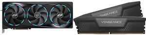 GPU Memory Combo -  GIGABYTE GV-N5080AORUS M-16GD Bundle with  Corsair CMK64GX5M2B5600C40