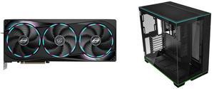 GPU Computer Case Combo -  GIGABYTE GV-N5080AORUS M-16GD Bundle with  Lian Li O11DERGBX