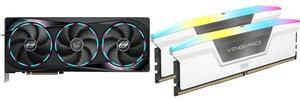 GPU Memory Combo -  GIGABYTE GV-N5080AORUS M-16GD Bundle with  Corsair CMH64GX5M2N6400C32W