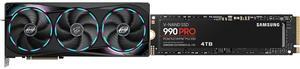 GPU SSD Combo -  GIGABYTE GV-N5080AORUS M-16GD Bundle with  SAMSUNG MZ-V9P4T0B/AM
