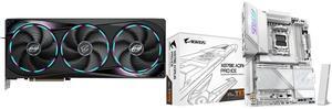 GPU Motherboard Combo -  GIGABYTE GV-N5080AORUS M-16GD Bundle with  GIGABYTE X870E AORUS PRO ICE