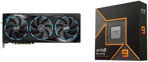 GPU CPU Combo -  GIGABYTE GV-N5080AORUS M-16GD Bundle with  AMD 100-100000662WOF